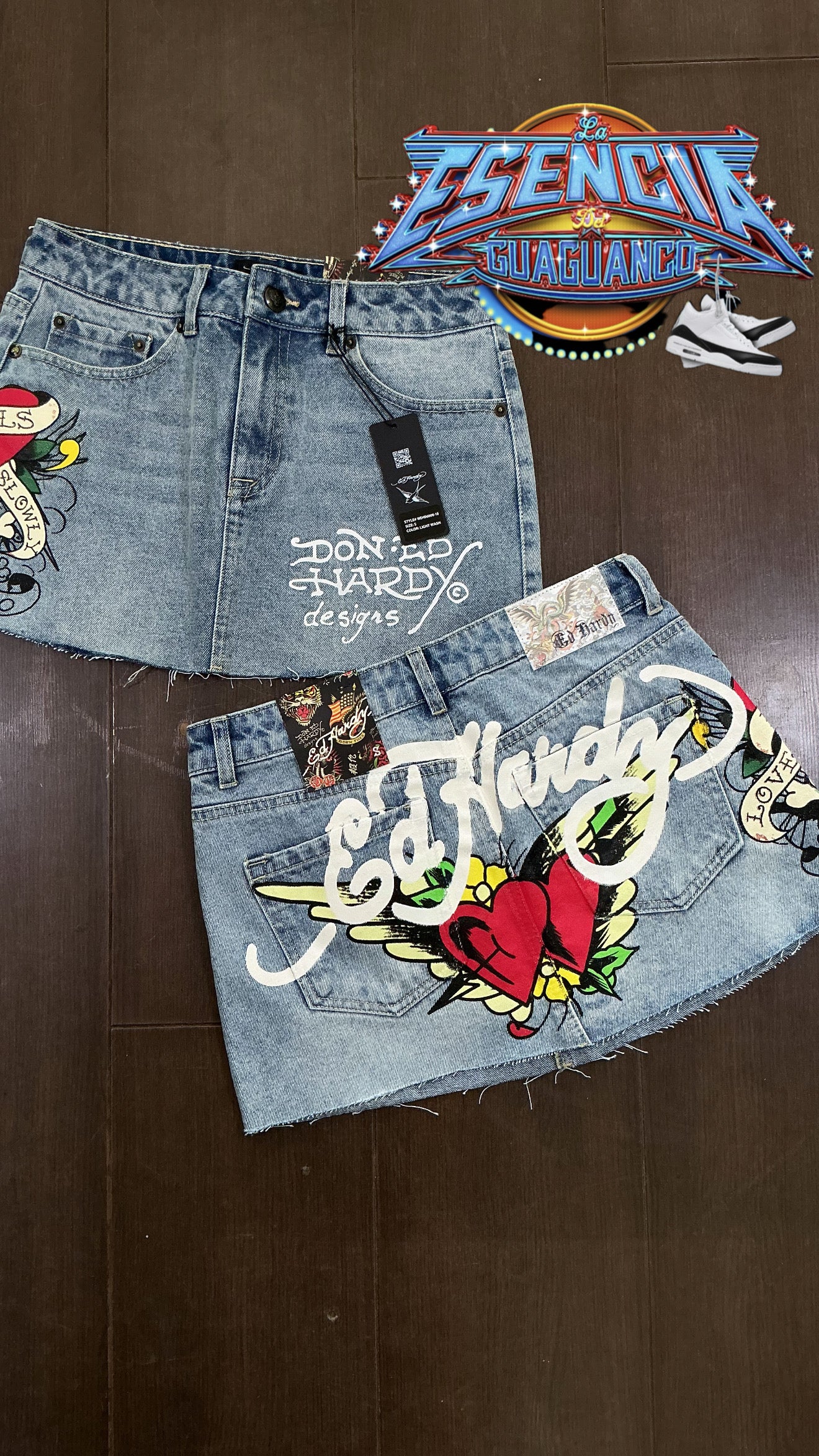 Falda Ed hardy denim ✨
