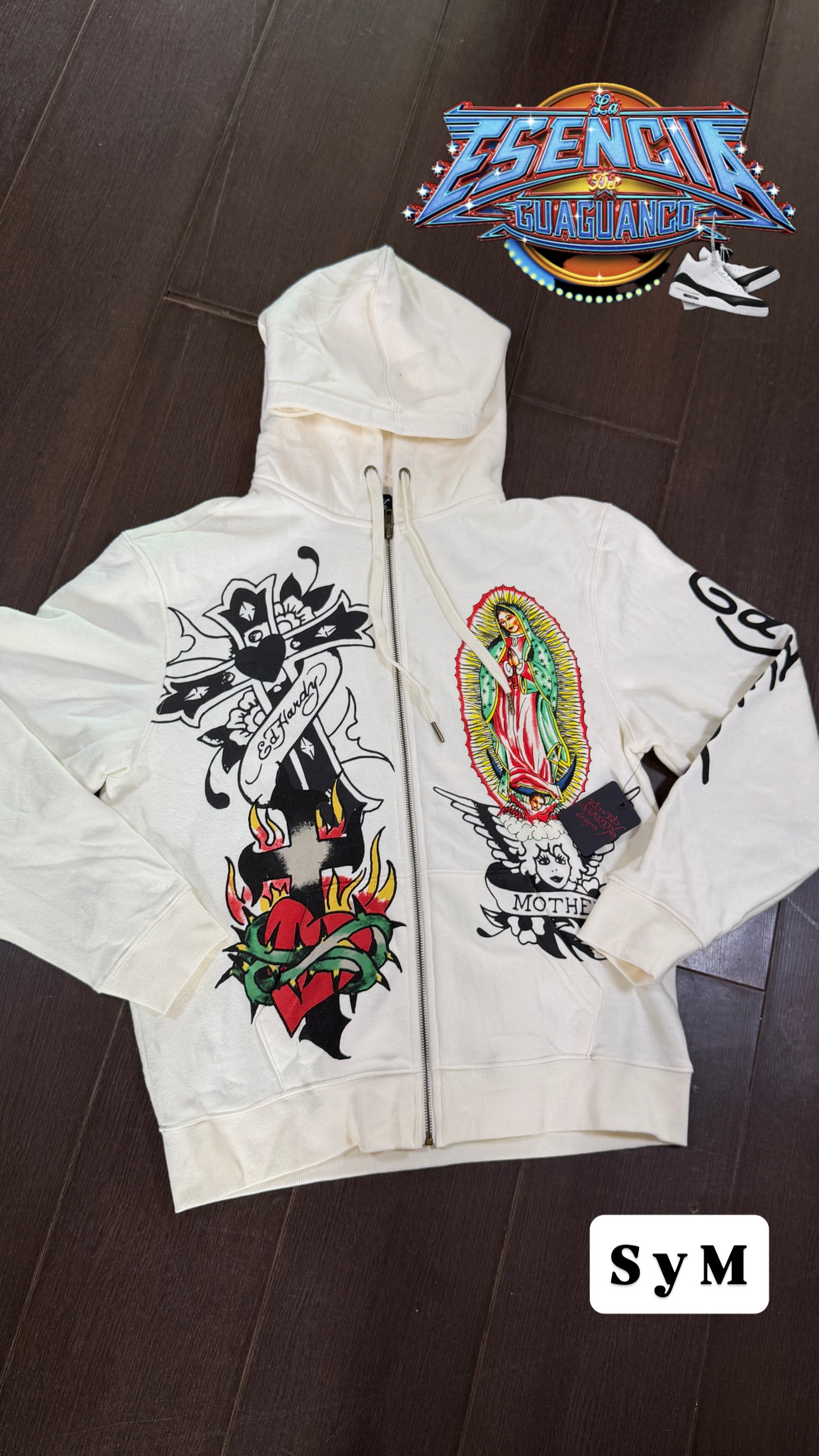 Hoodie Ed Hardy Virgen
