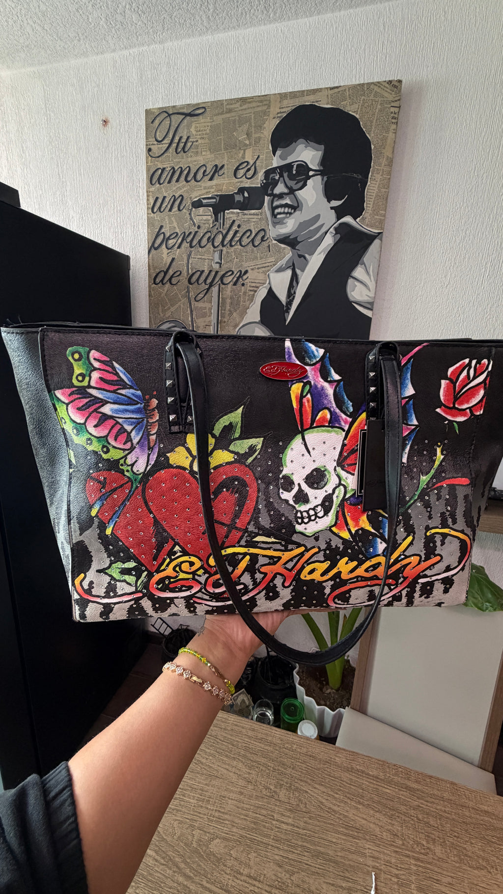 Tote Bag Ed hardy Grande