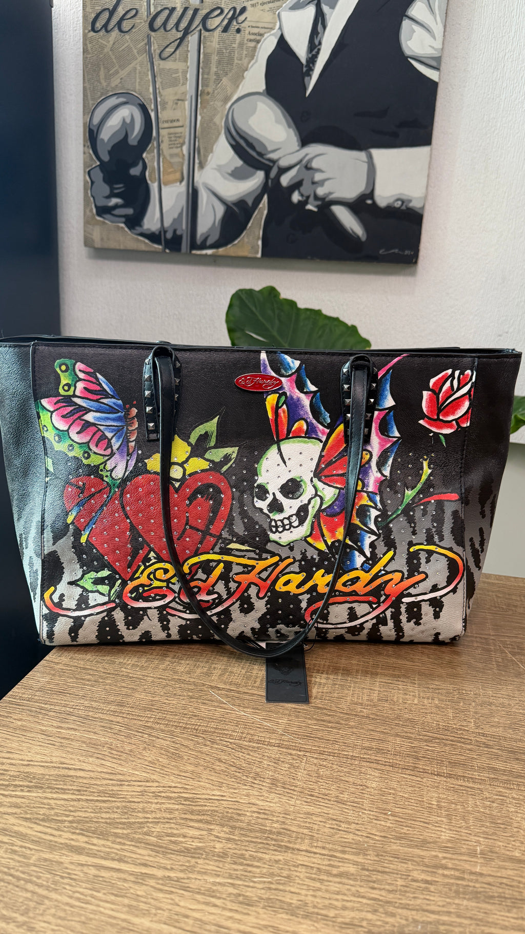 Tote Bag Ed hardy Grande
